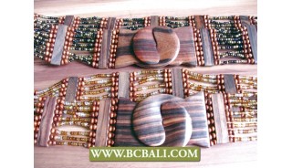 Multi Color Beaded Belt Fashion Bali