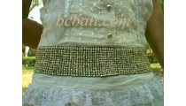 Beaded Belt Stretching Women's