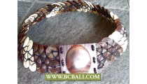 Bcbali Belt Coco Wooden with Buckle