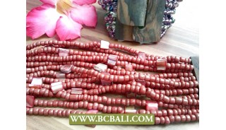 Bali Beads Design Ethnic Natural Wood Clasps