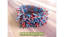 Beaded Multi Grass Bracelets Mix Color