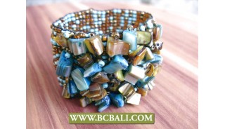 Bracelets Seed Bead Shells Ornament