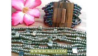 Classic Fashion Wooden Beads Clasps