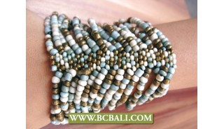 Expandable Glass Beads Stretching Bracelets Bali