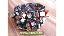 Hand Band Bracelets Stretch Beads Shells