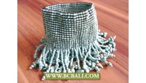 Tassels Bracelets Beads Elastic Charming Stone