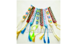 crystal miyuki beads bracelets tassels small size