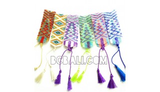 miyuki crystal beads bracelets tassels large size