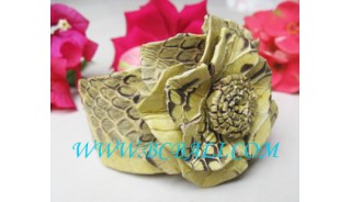 Leather Flower Snake Fashion Accessories