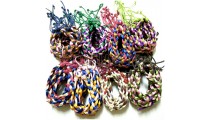 bracelets friendship braid strings rainbow color mixed