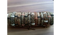 straw leather organic bracelets handmade