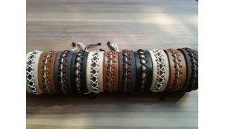 genuine leather friendship bracelets handmade
