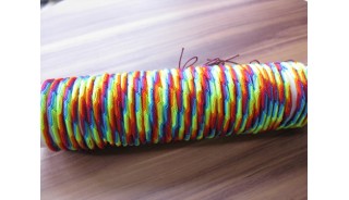 hemp bracelets friendship rainbow color mix