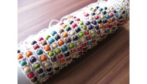 hemp bracelets wooden beads 20 pieces