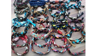 genuine leather hemp bracelets braids handmade alot