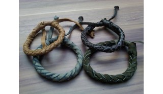 leather bracelets hemp for men's designs
