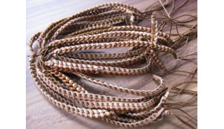 friendship hemp bracelets leather braids natural