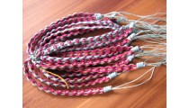 two color friendship bracelet braids handmade