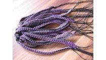 two color friendship bracelet braids handmade purple