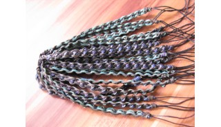 friendship bracelet leather braids for men's handmade