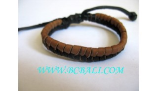 Men's Bracelets Leather Surf