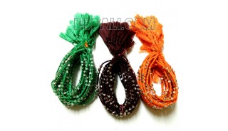 3 color braids friendship bracelet string charm 