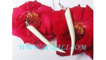 Bone Earring Organic Handmade