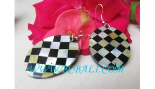 Chest Shell Resin Earrings