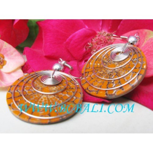 Earrings Resin Bali Design & Style Earrings Resin Bali Design & Style