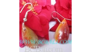 Earring Resin Tears Drop Airbrush