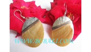 Golden Seashells Earring Hooks Handmade