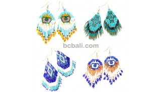 crystal beads earrings miyuki new design