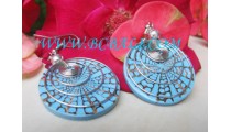 Resin Earrings Hooked Bali