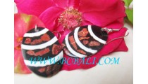 Rezin Shell Earrings Bali