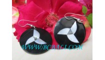  Unique Design Black Seashell Earring 