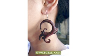 Wholesale Natural Wooden Ear Carved