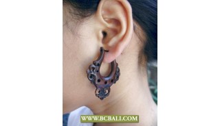 Woods Sono Earring Fashion Carving