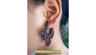 Woods Sono Earring Fashion Carving
