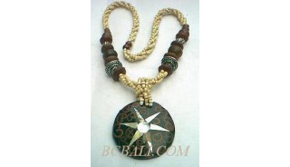 Beads Wood Necklaces Pendants