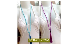 Fashion Necklaces Tasssel Seeds Bead