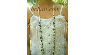 Long Beads Necklace with Beads