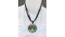 Mozaic Seashell Necklace Pendants