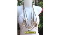 Bali Beads Necklaces Charming Multi Strand Long