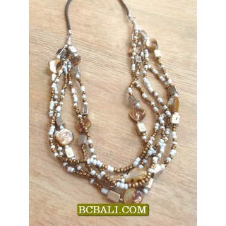 Bali Handmade Beaded Necklaces Fashion