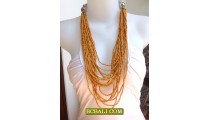 Necklaces Beads Multi Strand