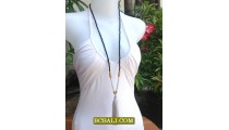 Tassel Pendant Necklaces Beads Handmade