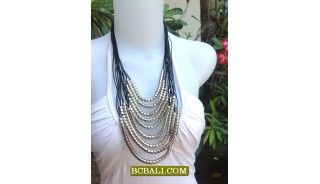 Multi Rope Necklaces Fashion Strings Beaded