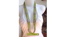 Necklaces Bead Multi Strand Long Fashion