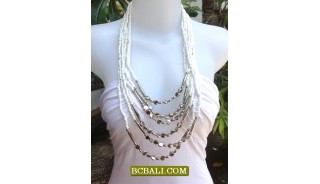 New Beads Necklaces Multi Strand Charming Fashion Women