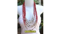 New Beads Necklaces Multi Strand Fashion Women